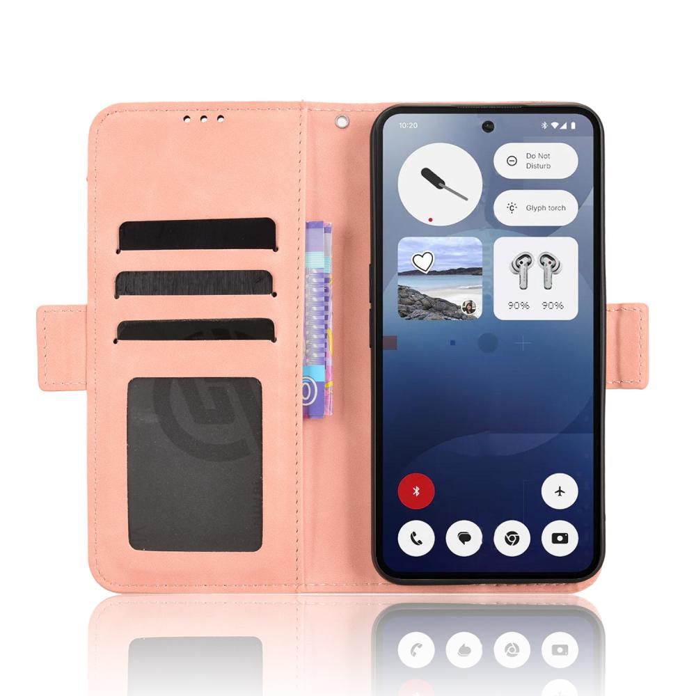  Nothing Phone 3 Fodral Med Avtagbart Kortfack Rosa