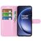  OnePlus 15 Fodral Litchi Läder Ljus Rosa