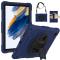  Galaxy Tab A8 Skal Hybrid Shockproof Kickstand Mörk Blå