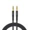 JOYROOM Joyroom 2m 3.5 mm AUX Ljudkabel Nylon - Svart
