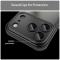  iPhone 18 Pro / 17 Pro Skal Hybrid Frostat Transparent Svart