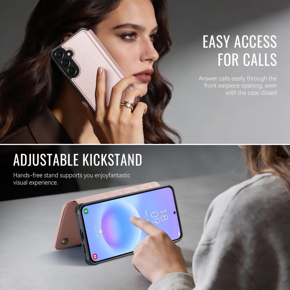 CASEME CASEME Samsung Galaxy A17/A16/A26 Skal RFID Plånbok Roséguld