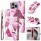  iPhone 16 Pro Max Fodral Marmor Tryck Rosa
