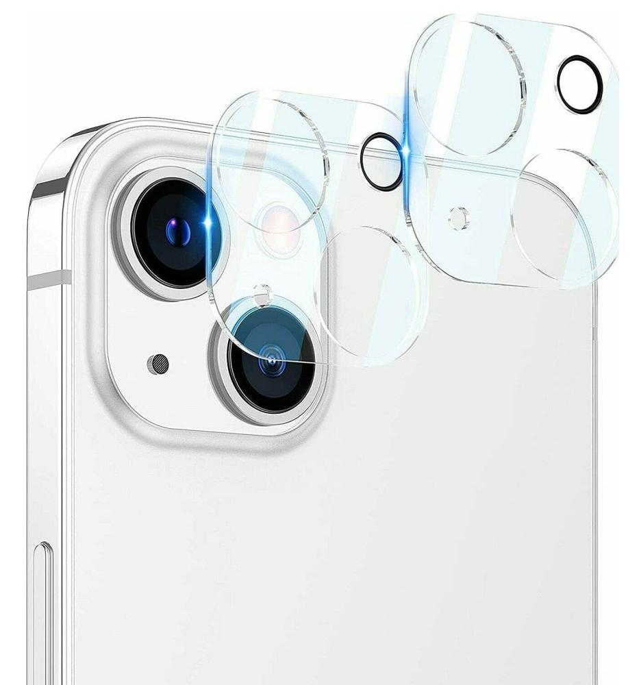  2-Pack iPhone 13/13 Mini Linsskydd Härdat Glas Transparent
