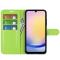  Samsung Galaxy A16 / A26 5G Fodral Litchi Läder Textur Grön