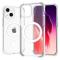  iPhone 15 Plus Skal MagSafe Shockproof Hybrid Vit