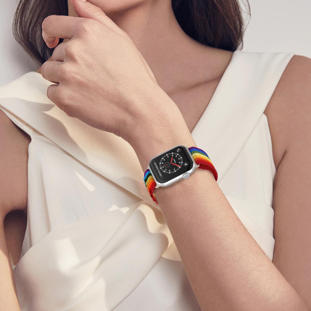 ColorPop Apple Watch 38/40/41/42 mm Armband Alpine Pro Loop Rainbow