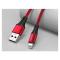 JOYROOM Joyroom 1.5m 3A Lightning Snabbladdning Nylon Kabel - Röd