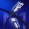 JOYROOM Joyroom 1.5m 3A MicroUSB Snabbladdning Nylon Kabel - Svart