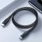 JOYROOM Joyroom 1.2m 60W 3A USB-C - USB-C PD Snabbladdare - Svart
