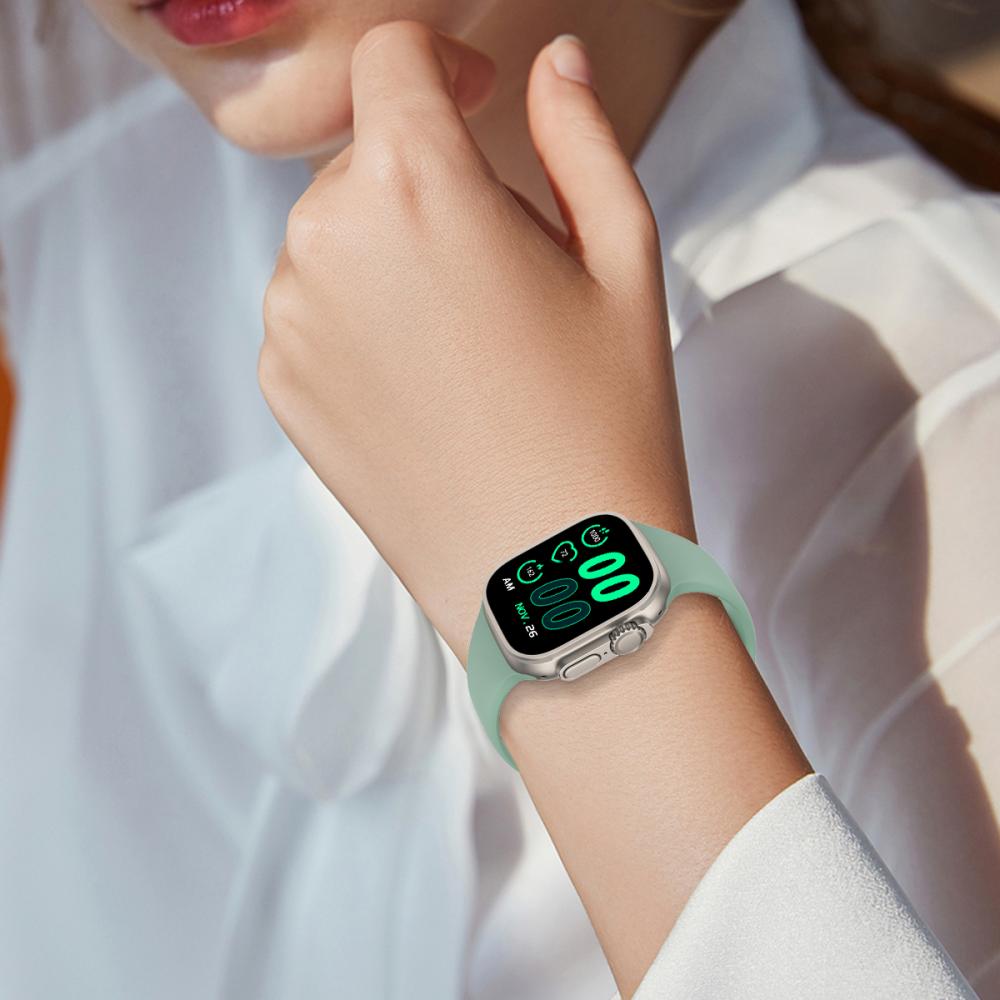 ColorPop Silikon Armband Butterfly Apple Watch 42/44/45/46/49 mm (M/L) Tallgrön