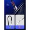 JOYROOM Joyroom 1m 3A USB-C Snabbladdning Nylon Kabel - Svart