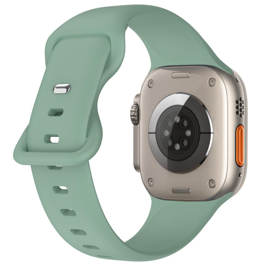 ColorPop Silikon Armband Butterfly Apple Watch 42/41/40/38 mm (S/M) Tallgrön