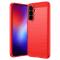  Samsung Galaxy A27 5G Skal TPU Brushed Röd