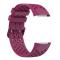  Fitbit Charge 6 / 5 Armband Silikon Ihåligt Vinröd