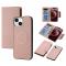  iPhone 15 Plus 2in1 Magnet Fodral Roséguld