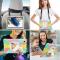  Galaxy Tab A8 Skal Hybrid Shockproof Kickstand Colorful