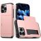  iPhone 16 Pro Max Skal Hybrid Kortfack Roséguld