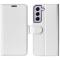  Samsung Galaxy S23 Fodral Crazy Horse Läder Vit