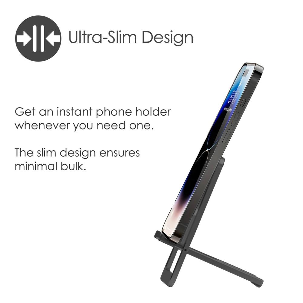 DESIRE2 DESIRE2 Ultrasmal Telefonhållare Aluminium Mörkgrå