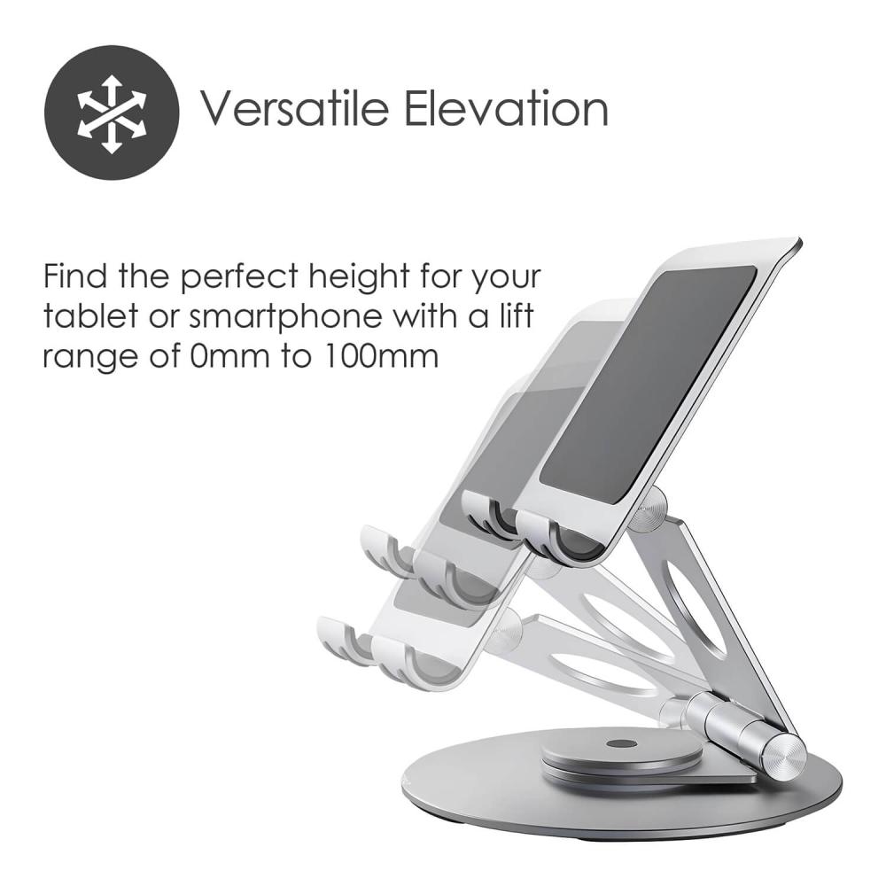 DESIRE2 DESIRE2 Dual Pivot 360 Stativ För Tablet/Telefon Silver
