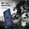  Samsung Galaxy A13 4G Skal Shockproof Ring Armor Blå
