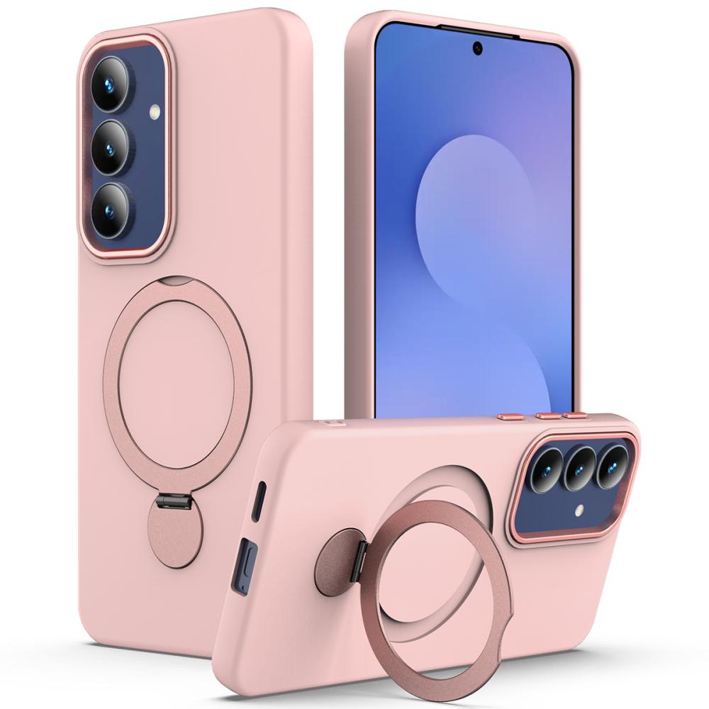  Samsung Galaxy A37 5G Skal MagSafe Kickstand Hybrid Rosa