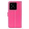  Xiaomi 15 Fodral Litchi Läder Rosa