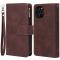 iPhone 15 Fodral 6-Kort Multifunktionell Brun