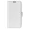  Samsung Galaxy S23 Fodral Crazy Horse Läder Vit