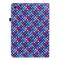  Samsung Galaxy Tab A8 10.5 Fodral Vävd Textur Blå/Rosa