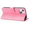  iPhone 15 Plus Fodral Med Blommigt Tryck Rosa