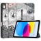  iPad 11 2025 / 10.9 2022 Fodral Tri-Fold Pennhållare Eiffeltornet