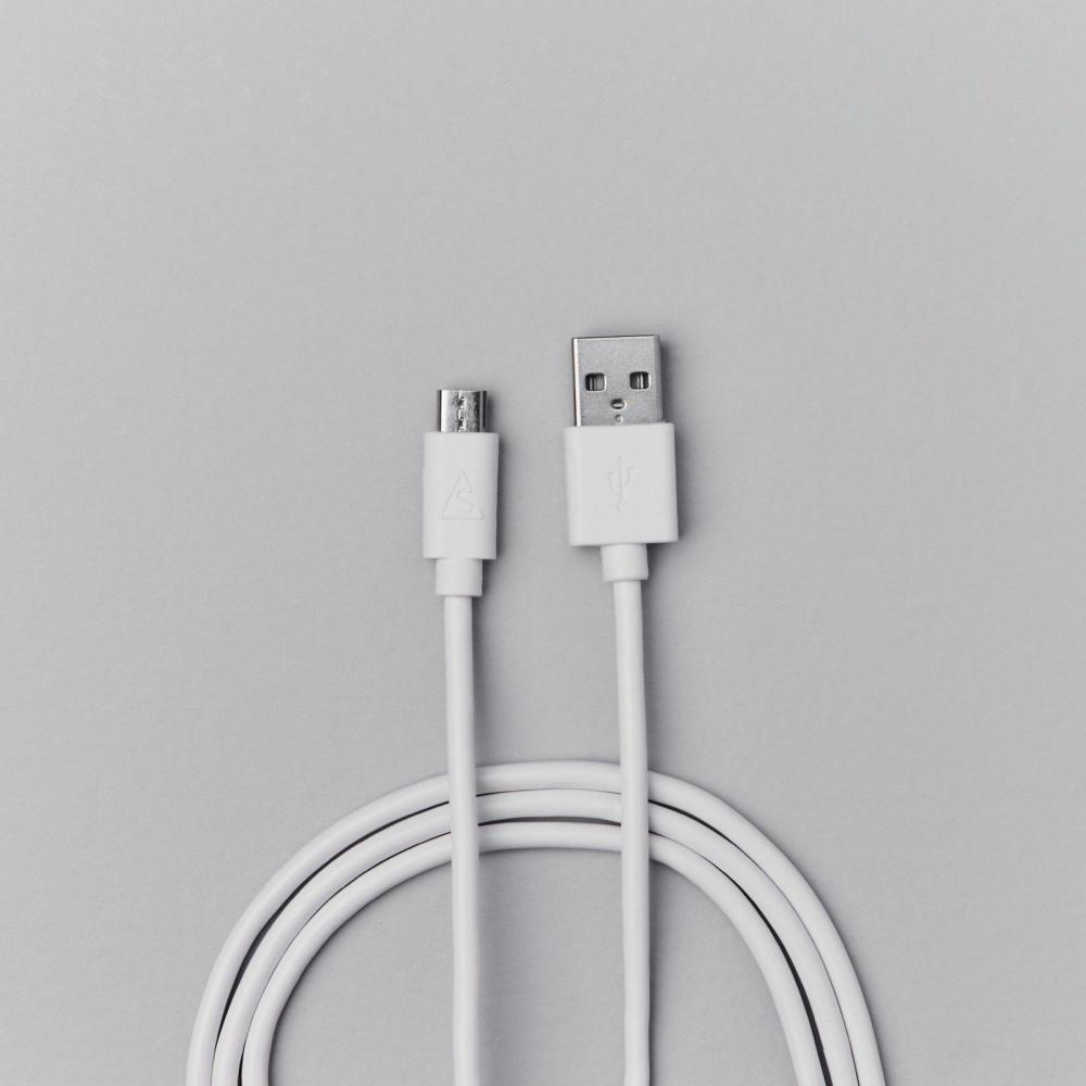 Smartline Smartline 1m Micro USB Laddningskabel Vit