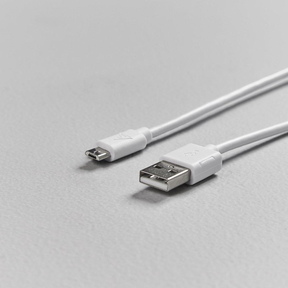 Smartline Smartline 1m Micro USB Laddningskabel Vit