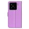  Xiaomi 15 Fodral Litchi Läder Lila