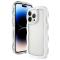  iPhone 14 Pro Skal Wavy Hybrid Vit