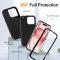  iPhone 16 Pro Skal Xtreme Shockproof Hybrid Svart
