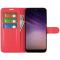  Samsung Galaxy A03 Fodral Litchi Läder Röd
