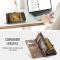 CASEME CASEME Samsung Galaxy S25 Edge Fodral Multifuntionell Brun