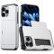  iPhone 16 Pro Max Skal Hybrid Kortfack Silver