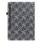  Samsung Galaxy Tab S7 Plus / Tab S8 Plus Fodral Vävd Textur Svart