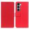  Motorola Moto G200 Fodral Solid Läder Röd
