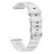  Klockarmband 18 mm Quick Release Wave Silikon Vit