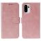 OnePlus 15R Plånboksfodral Läder Roséguld