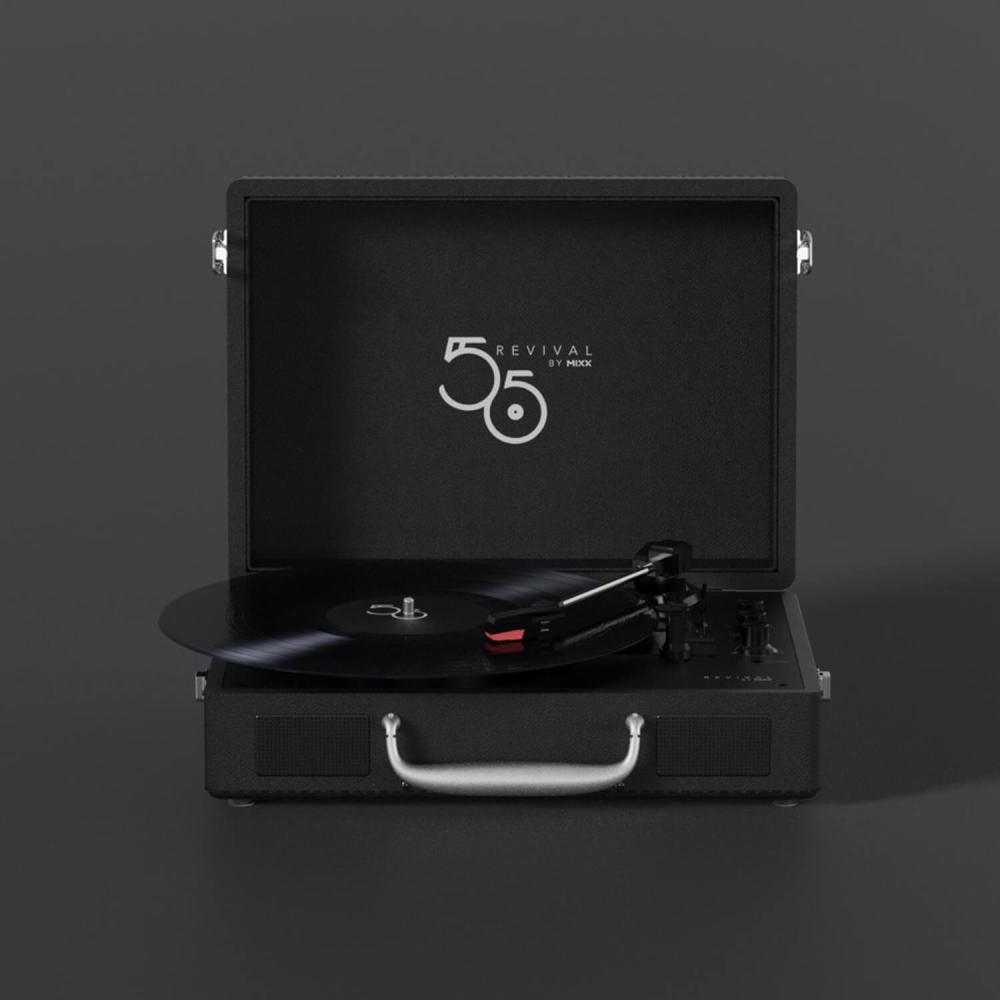 MIXX MIXX Vinyl Record Player Revival 55 Stereo Svart