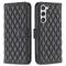  Samsung Galaxy S24 Fodral Diamond Läder Svart