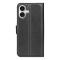  iPhone 17 Fodral Litchi Läder Svart