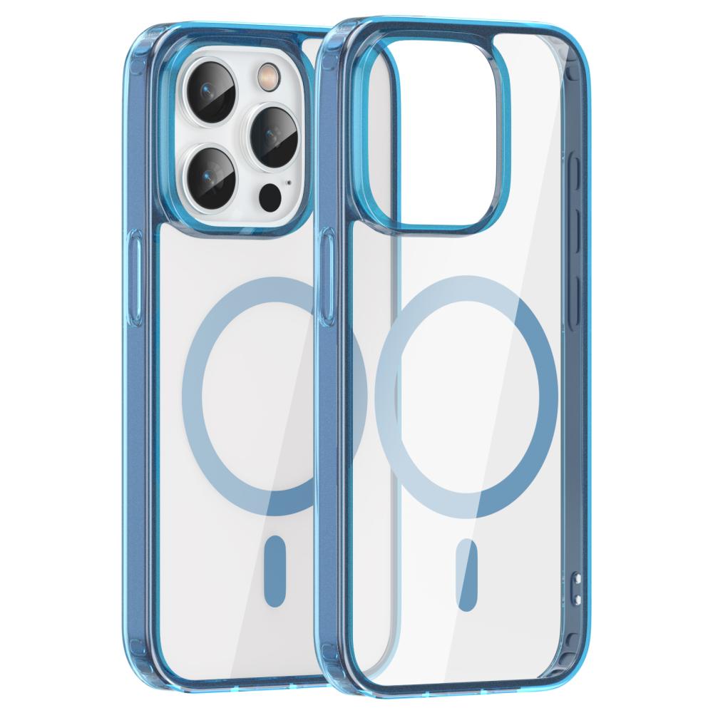 ColorPop ColorPop iPhone 15 Pro Skal CH MagSafe Transparent/Mörk Blå