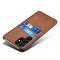 KSQ KSQ Samsung Galaxy S23 Ultra Skal Med 2 Kortfack Brun